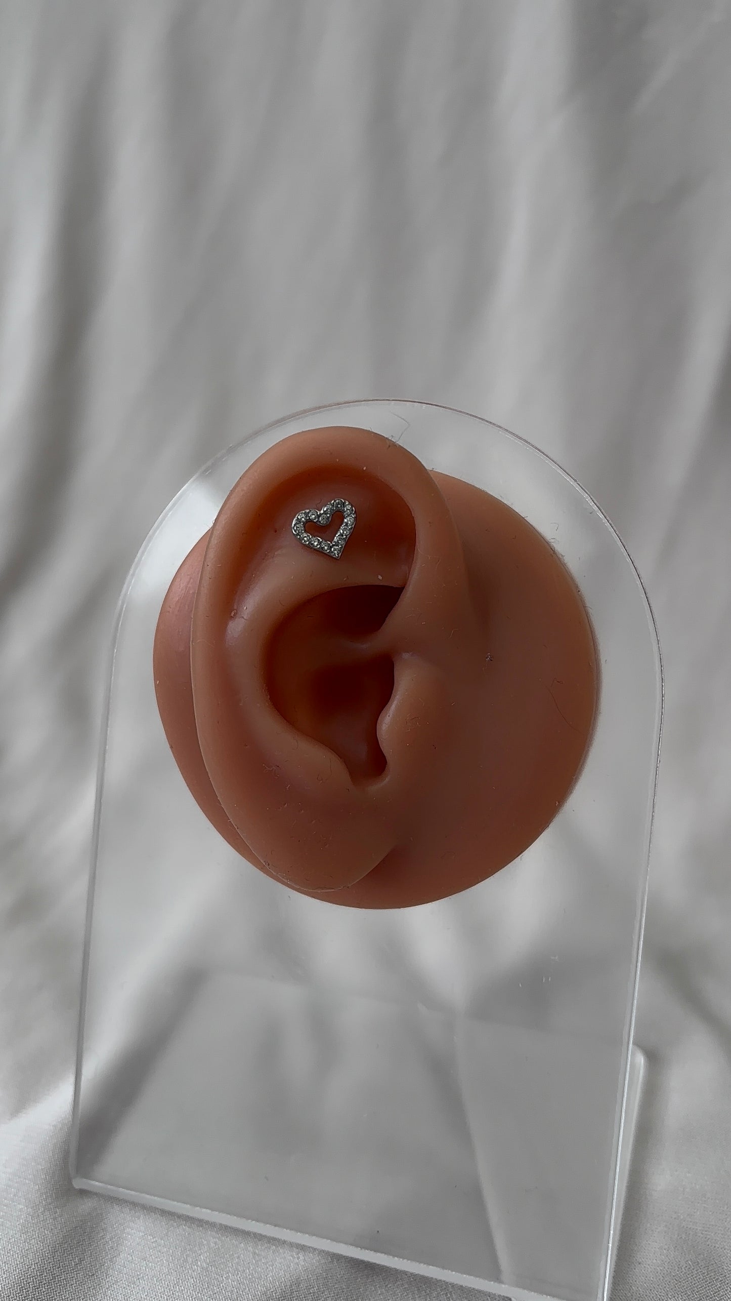 Piercing Cœur Argenté