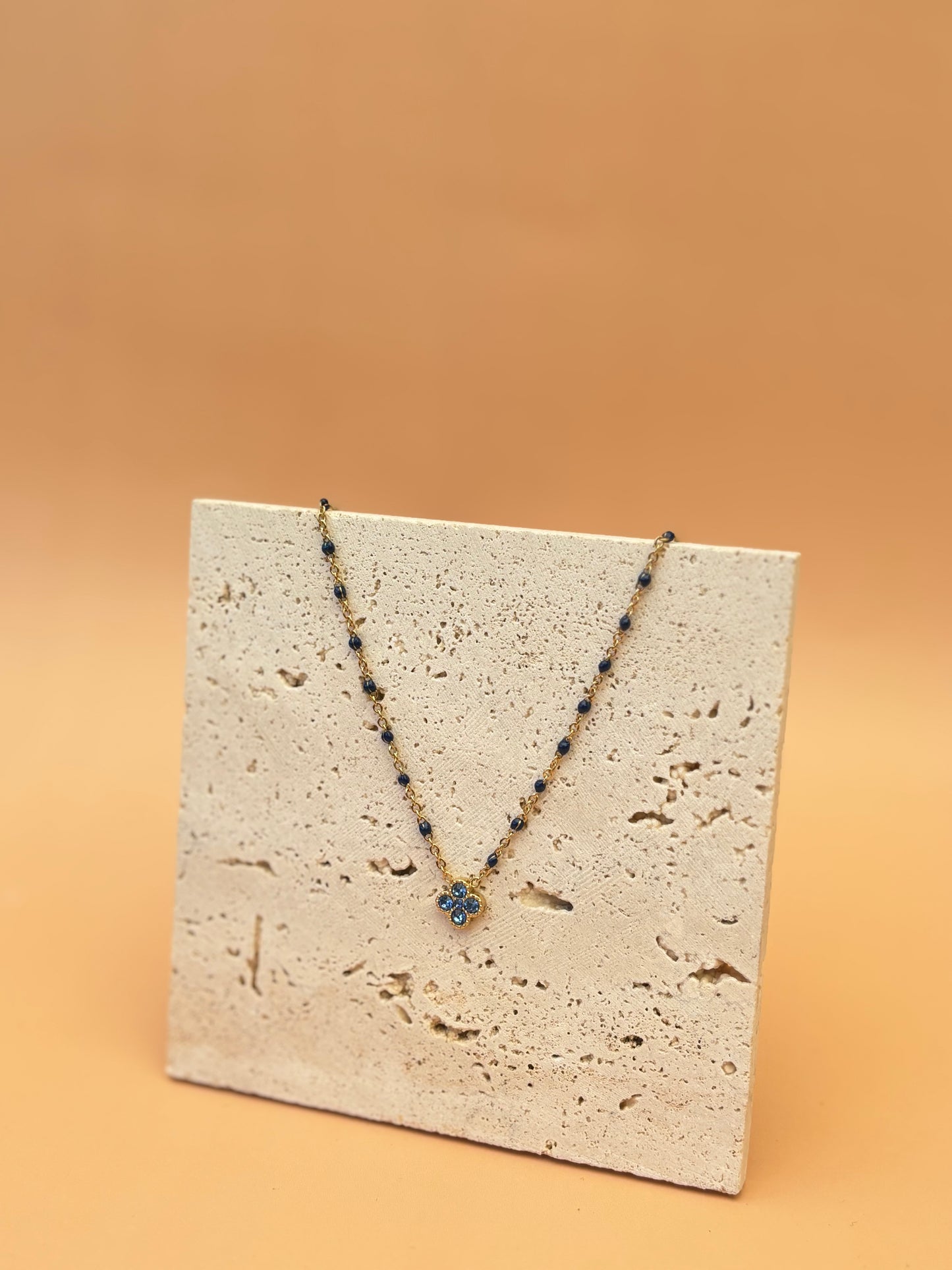 Collier Nymphe bleu