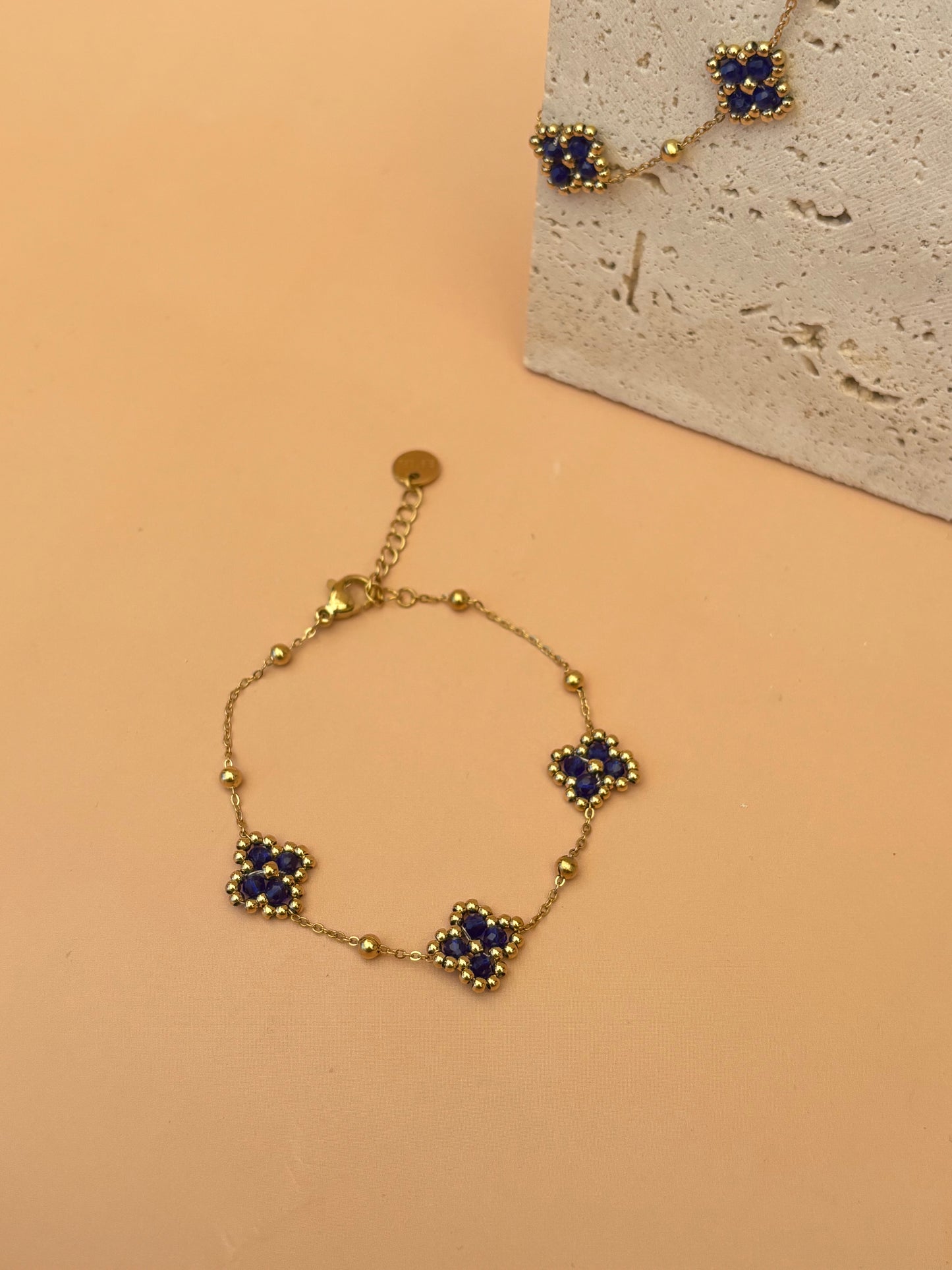 Bracelet Fleuréa bleu