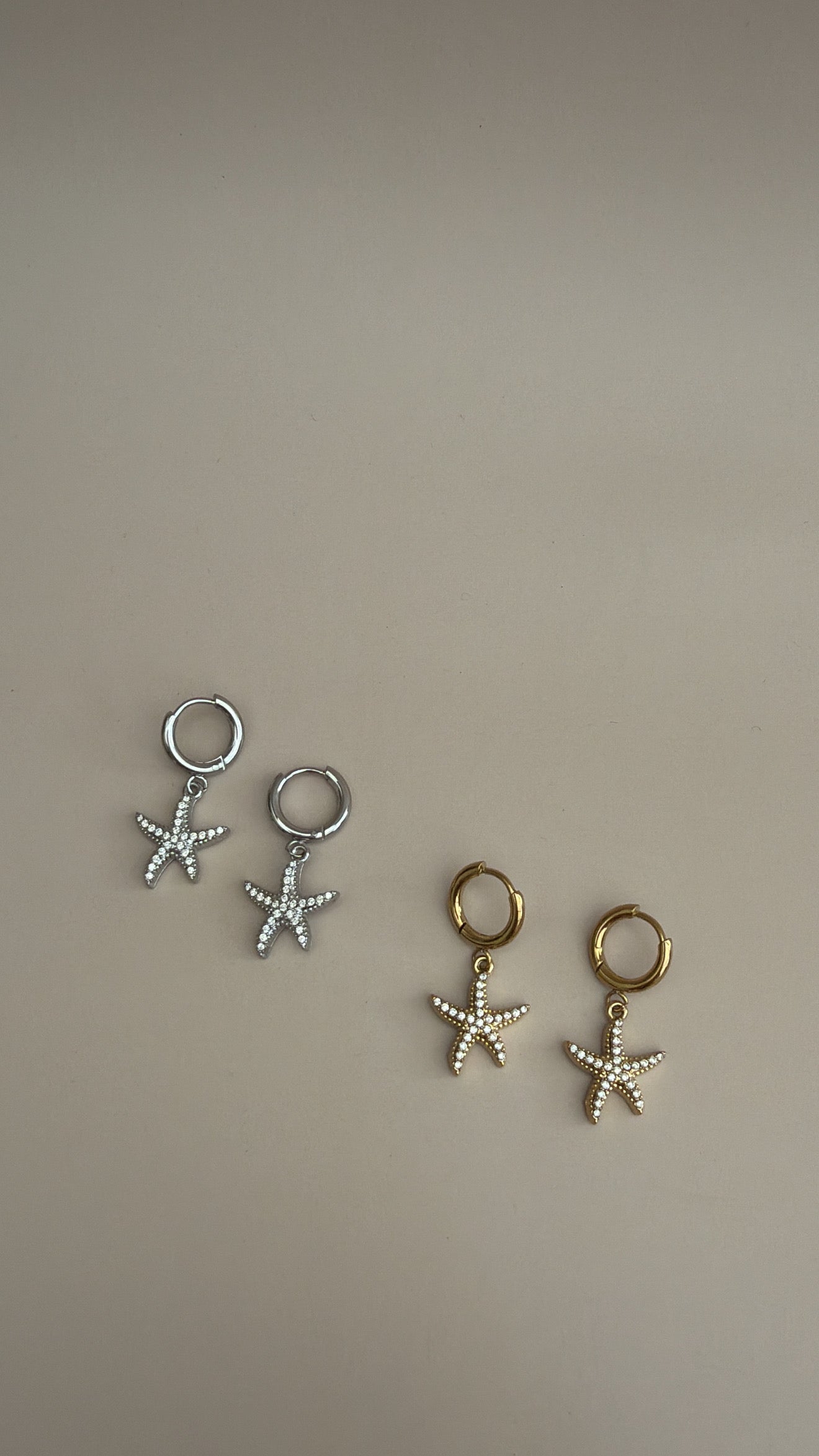 Boucle d’oreille Étoile Marine