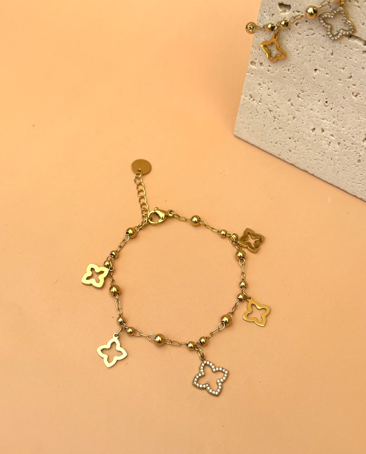 Bracelet Lys doré