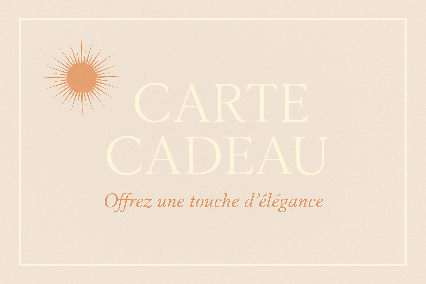 Carte Cadeau