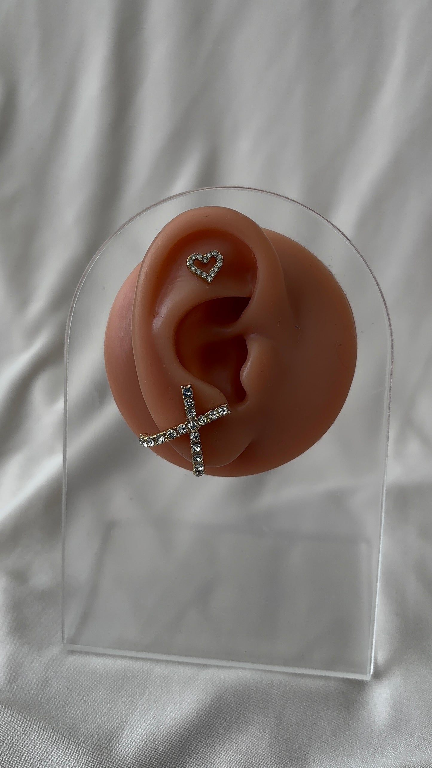 Piercing Cœur Doré