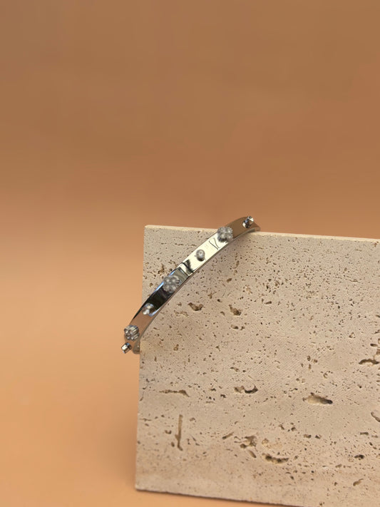 Bracelet Solarys argenté