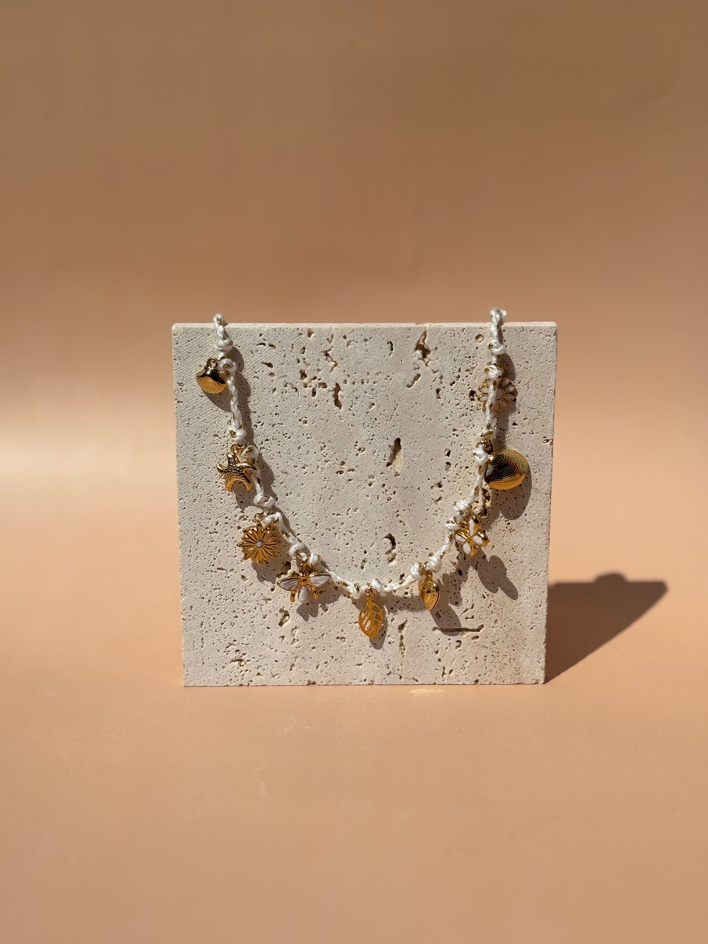 Collier Océan Bohème blanc